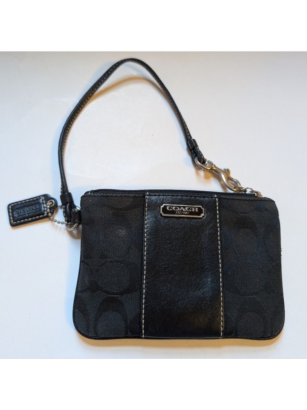 Coach Canvas Wristlet In GUC